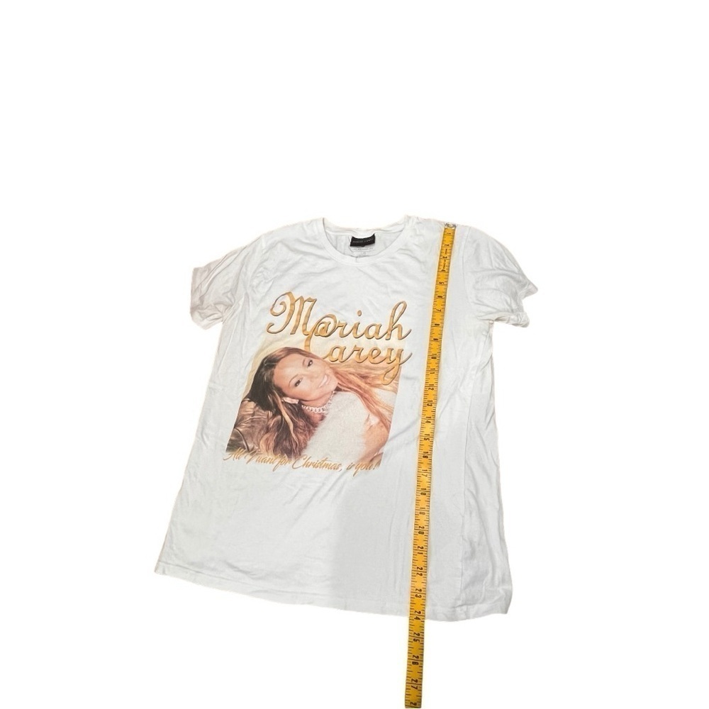 Mariah Carey all I want for christmas graphic tee women's large - Picture 2 of 5